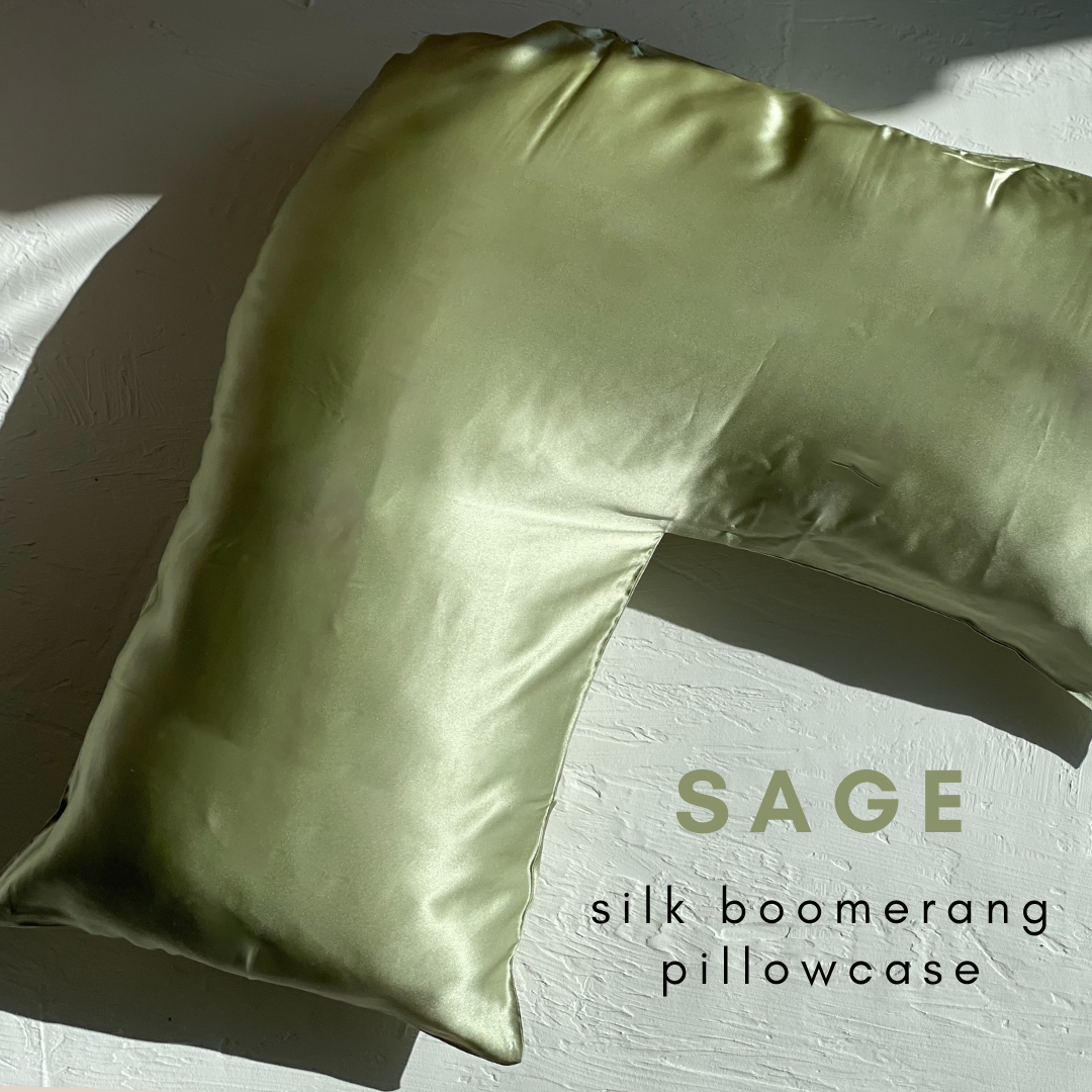 Silk v shaped pillowcase hot sale