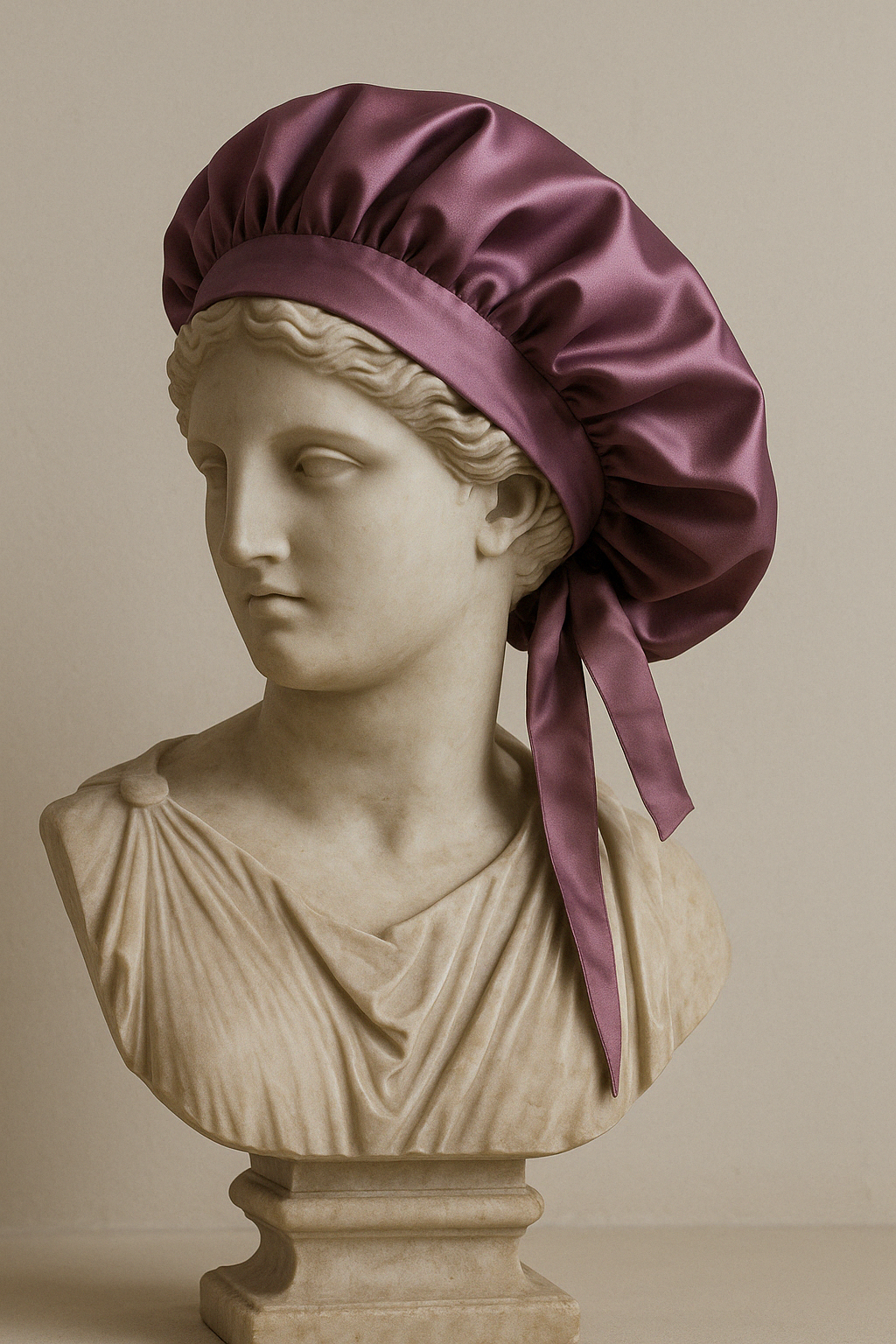 Single Layered Silk Bonnet