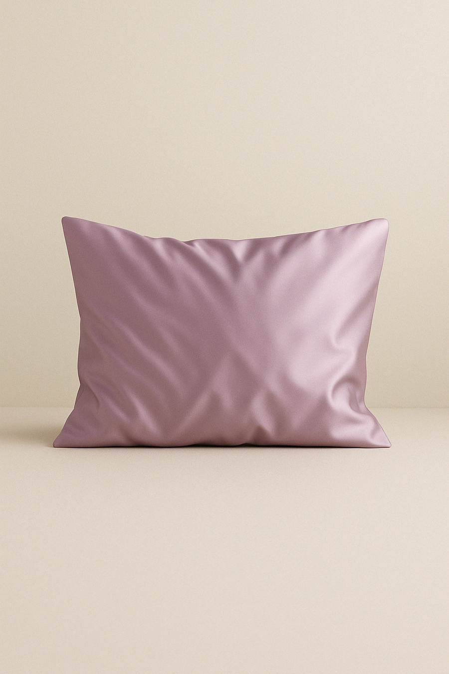 Rosé blush pink mulberry silk standard pillowcase by Sleepy Girl