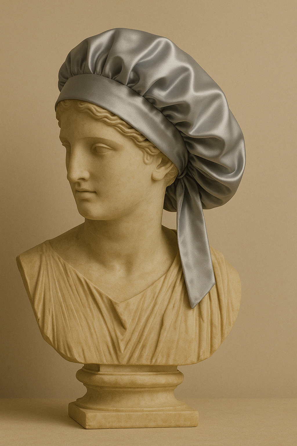 Single Layered Silk Bonnet