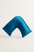 Bye Bye Acne™ Boomerang Silk Pillowcase – Peacock Blue