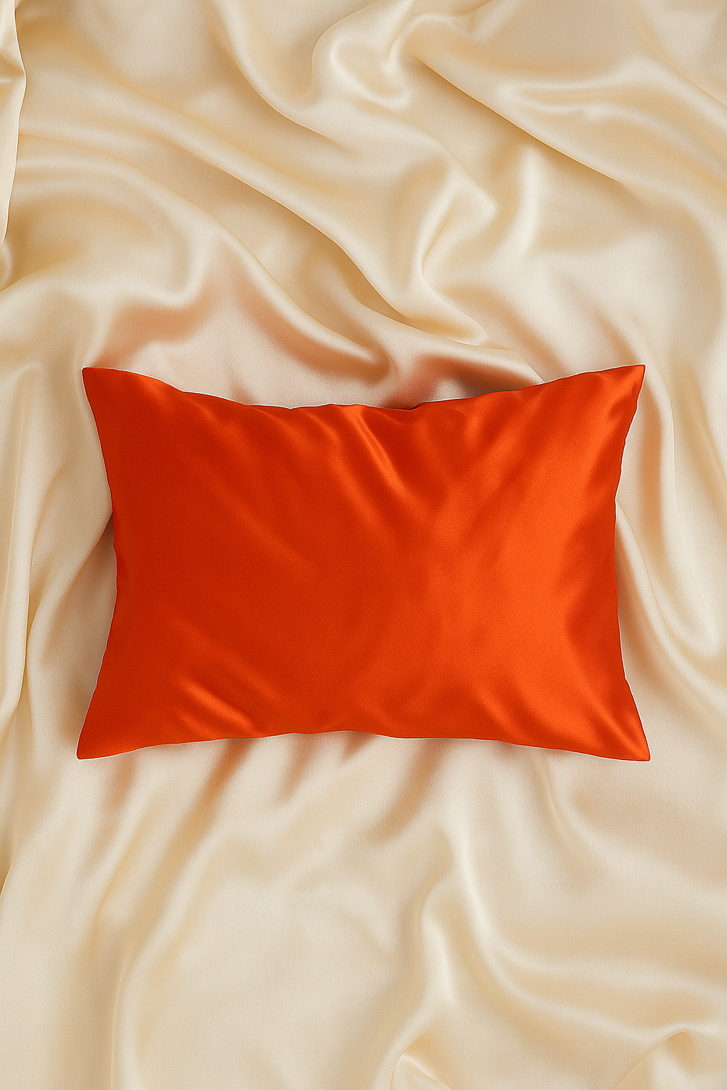 Beauty Sleep™ Silk Pillowcase in Orange Lobster
