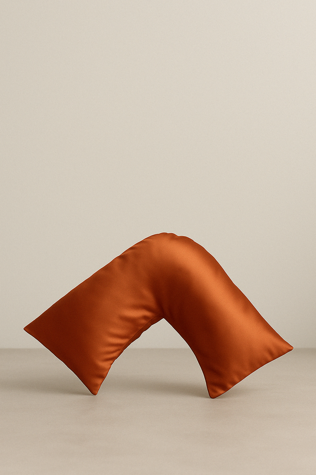 Beauty Sleep™ Boomerang Silk Pillowcase – Copper