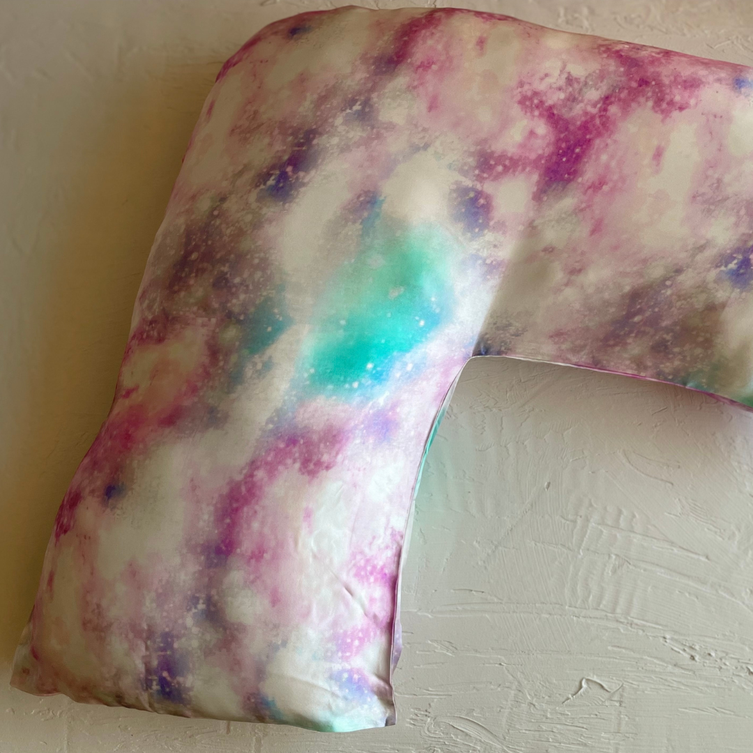 Beauty Sleep™ Boomerang Silk Pillowcase – Midnight