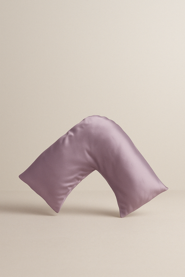 Beauty Sleep™ Boomerang Silk Pillowcase – Rosé
