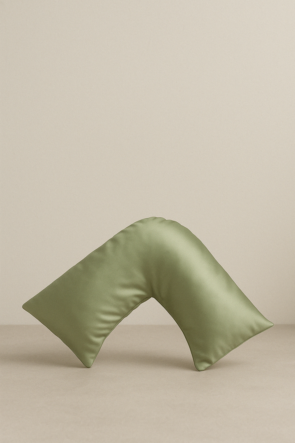 Beauty Sleep™ Boomerang Silk Pillowcase – Sage