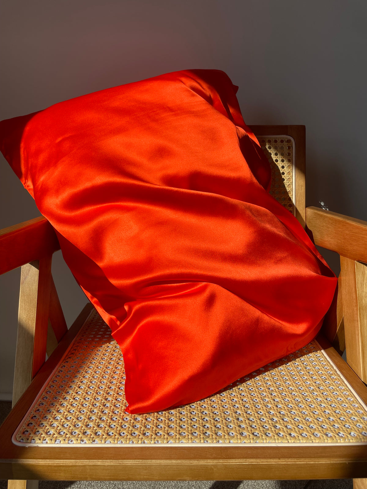 Beauty Sleep™ Silk Pillowcase in Orange Lobster